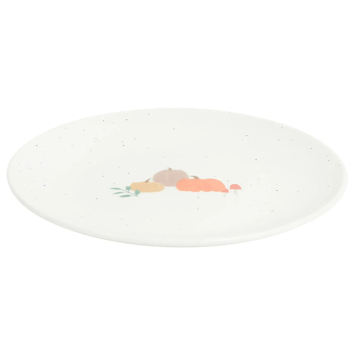 12 Piece Autumn Speckle Dinner Set - White