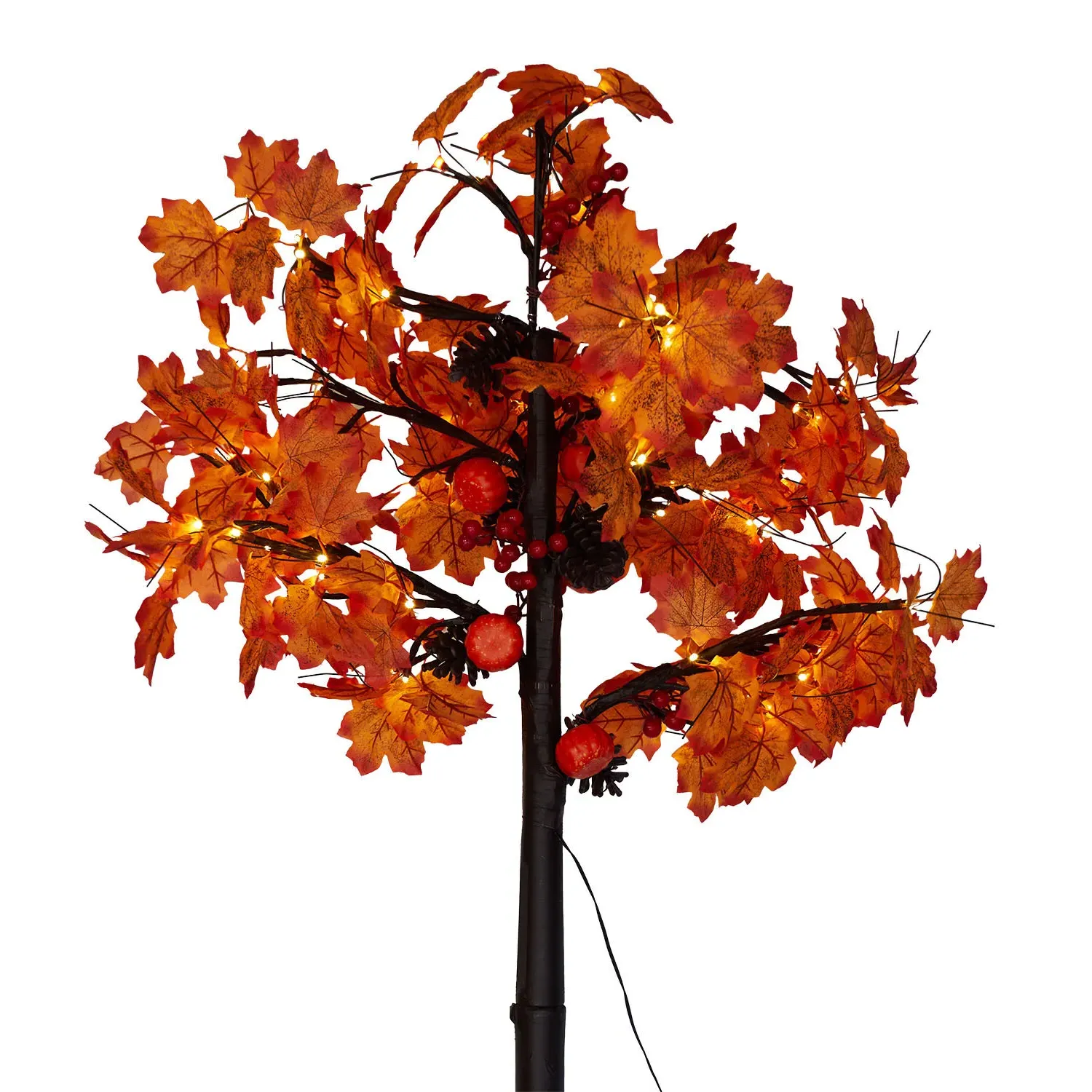 88 LED Autumn Maple Leaf Tree - Orange