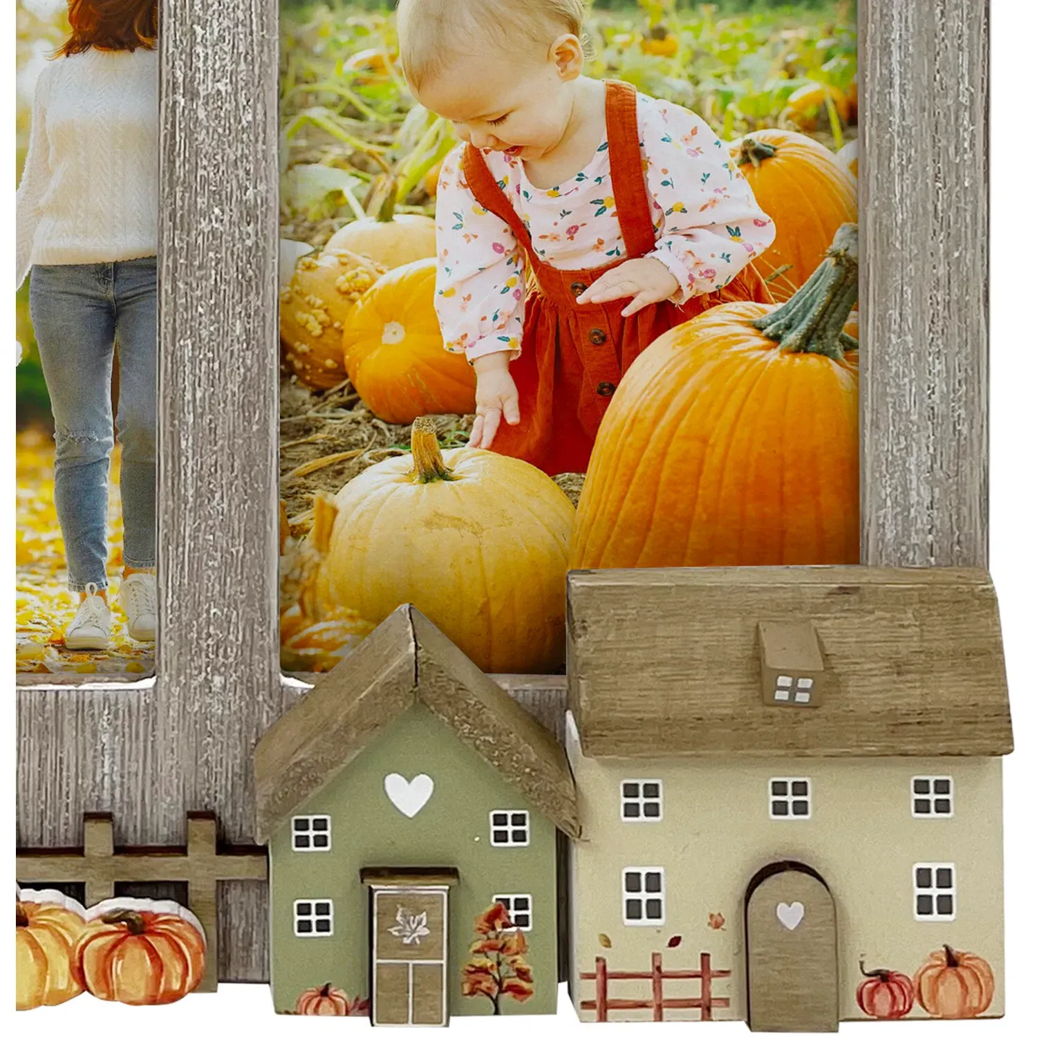 Autumn Days 4-Aperture Collage Frame - Brown