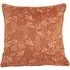 Autumn Leaves Print Cushion - Orange, Polyester
