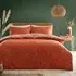 Autumn Meadow King Size Duvet Cover Set - Rust, Polycotton