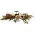 Autumnal Bloom Candle Holder - Brown