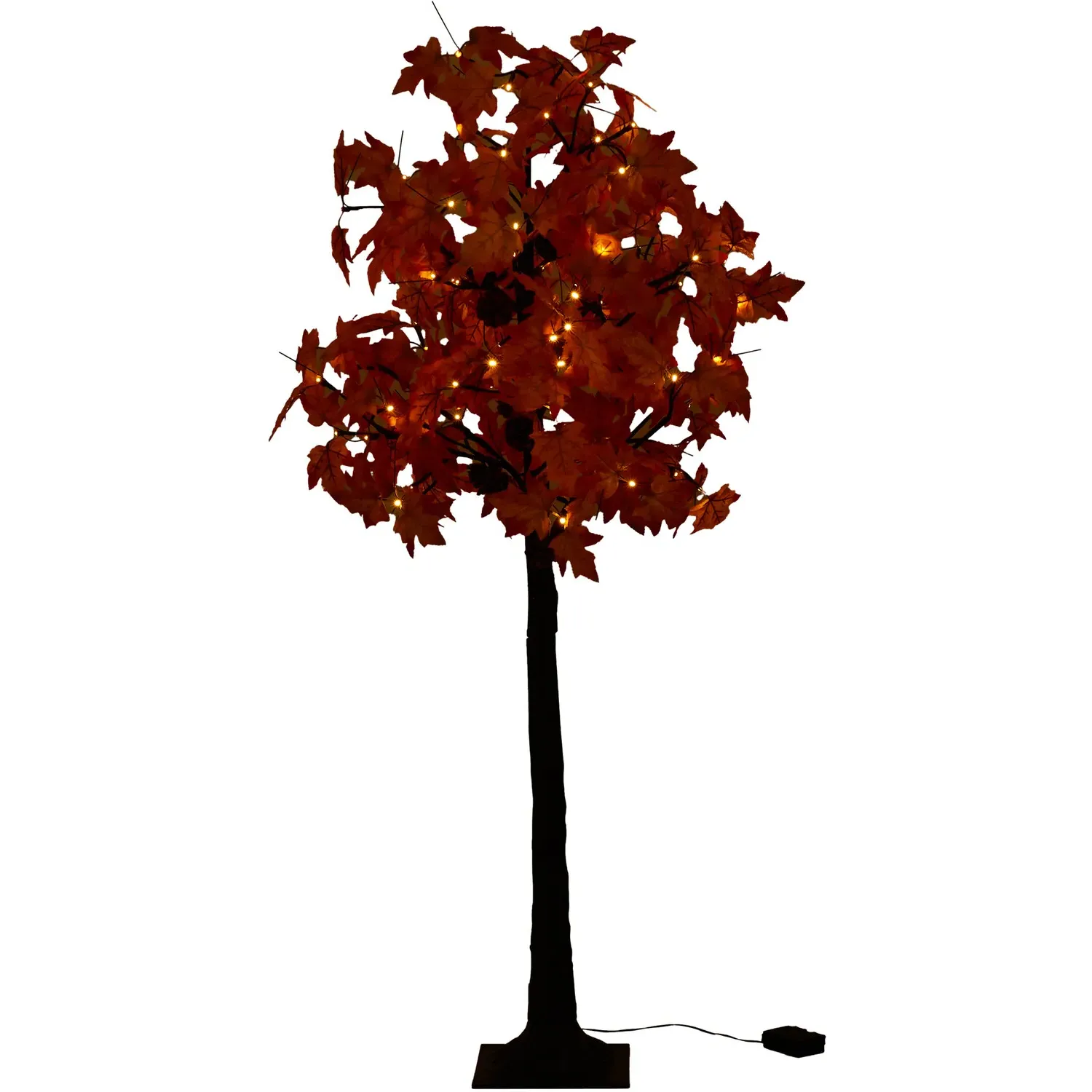 Autumnal Maple Leaf Tree with LEDs - Orange