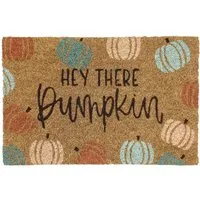 Autumnal Printed Coir Mat - Brown