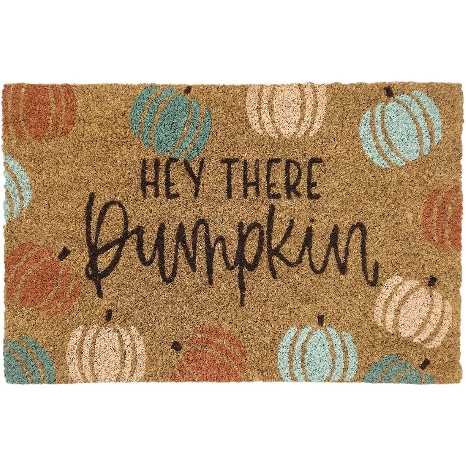 Autumnal Printed Coir Mat - Brown image