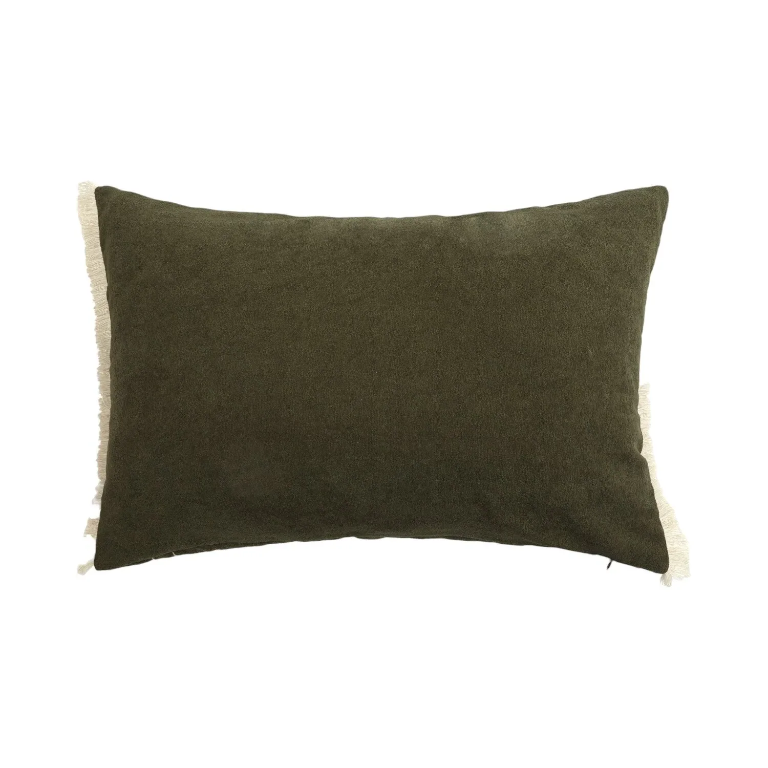 Cerelia Fringe Cushion - Green