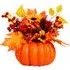 Floral Pumpkin - Orange