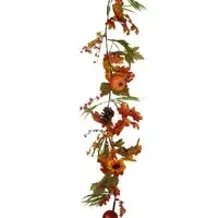 Large Pumpkin Garland - Orange