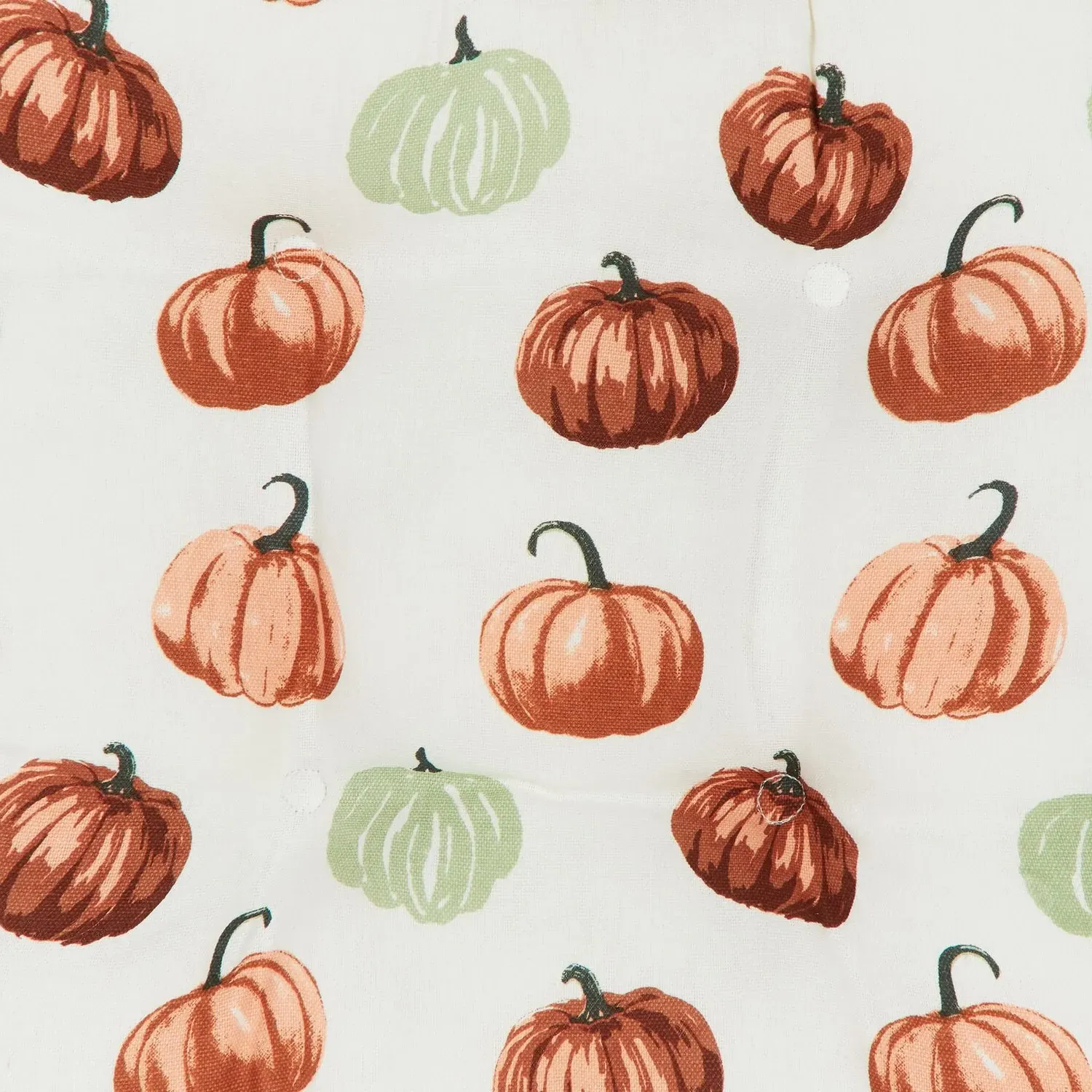 Pumpkin Design Seat Pad - White