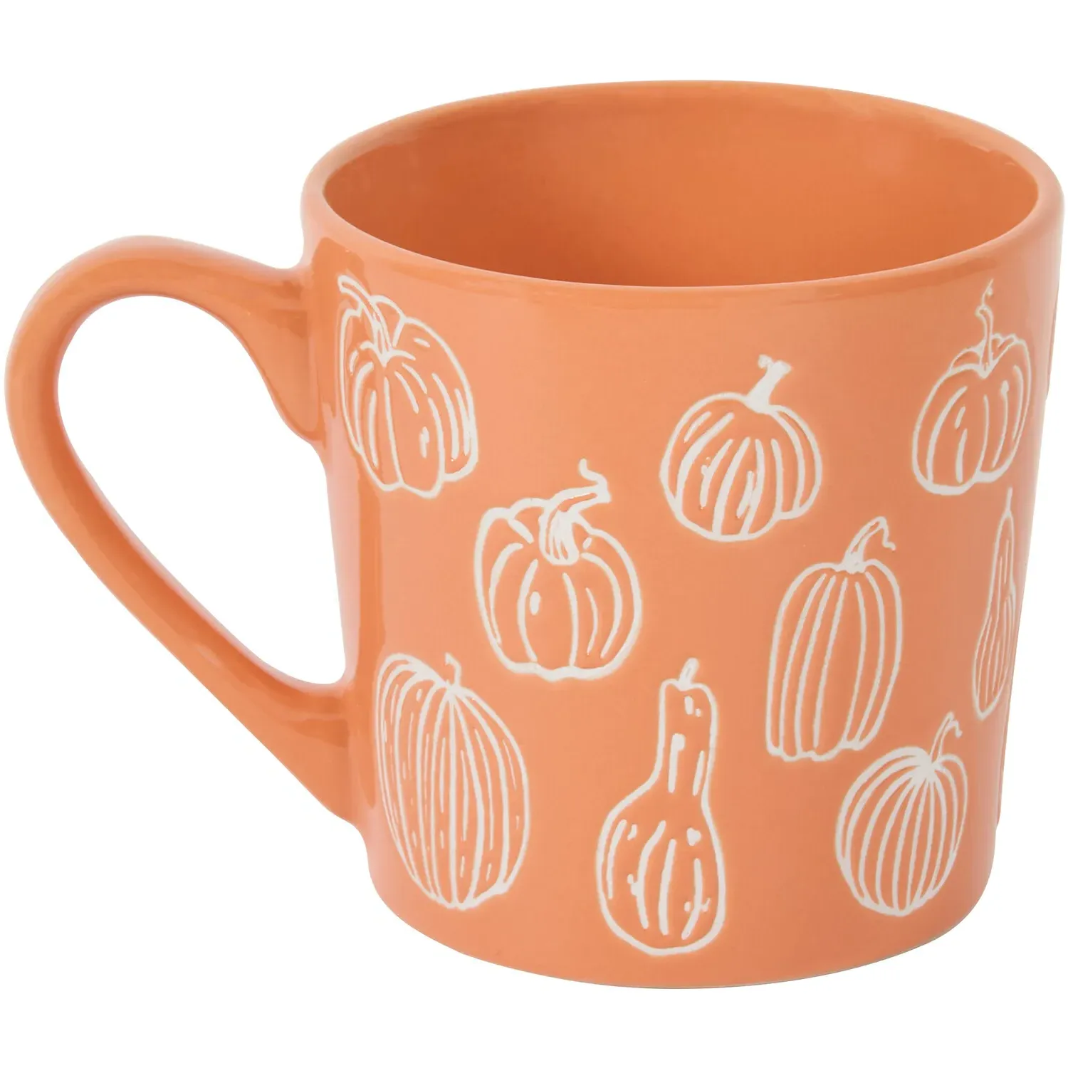 Pumpkin Design Stoneware Mug