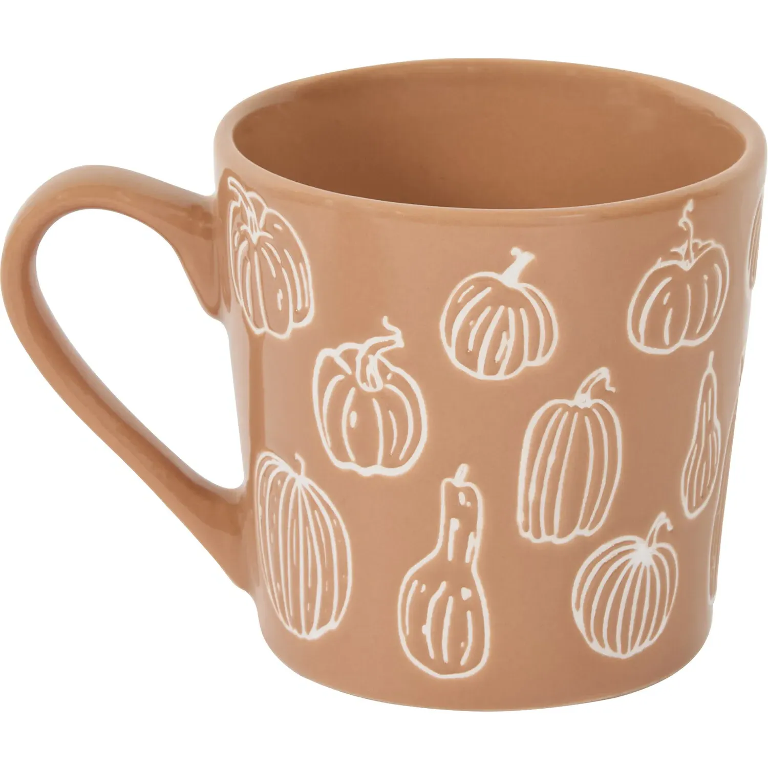 Pumpkin Design Stoneware Mug
