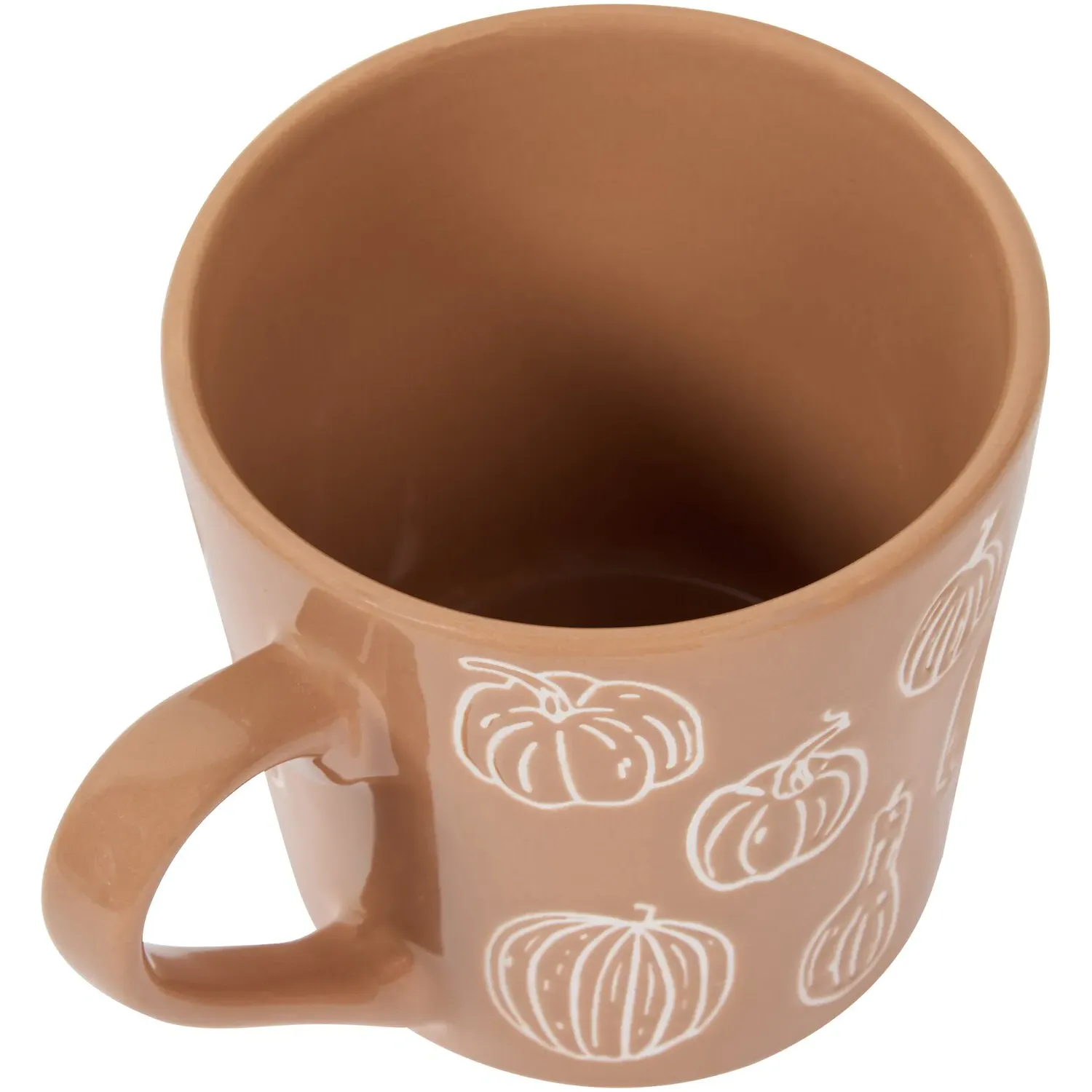 Pumpkin Design Stoneware Mug