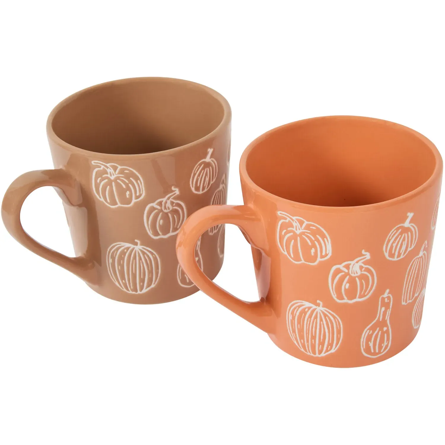 Pumpkin Design Stoneware Mug