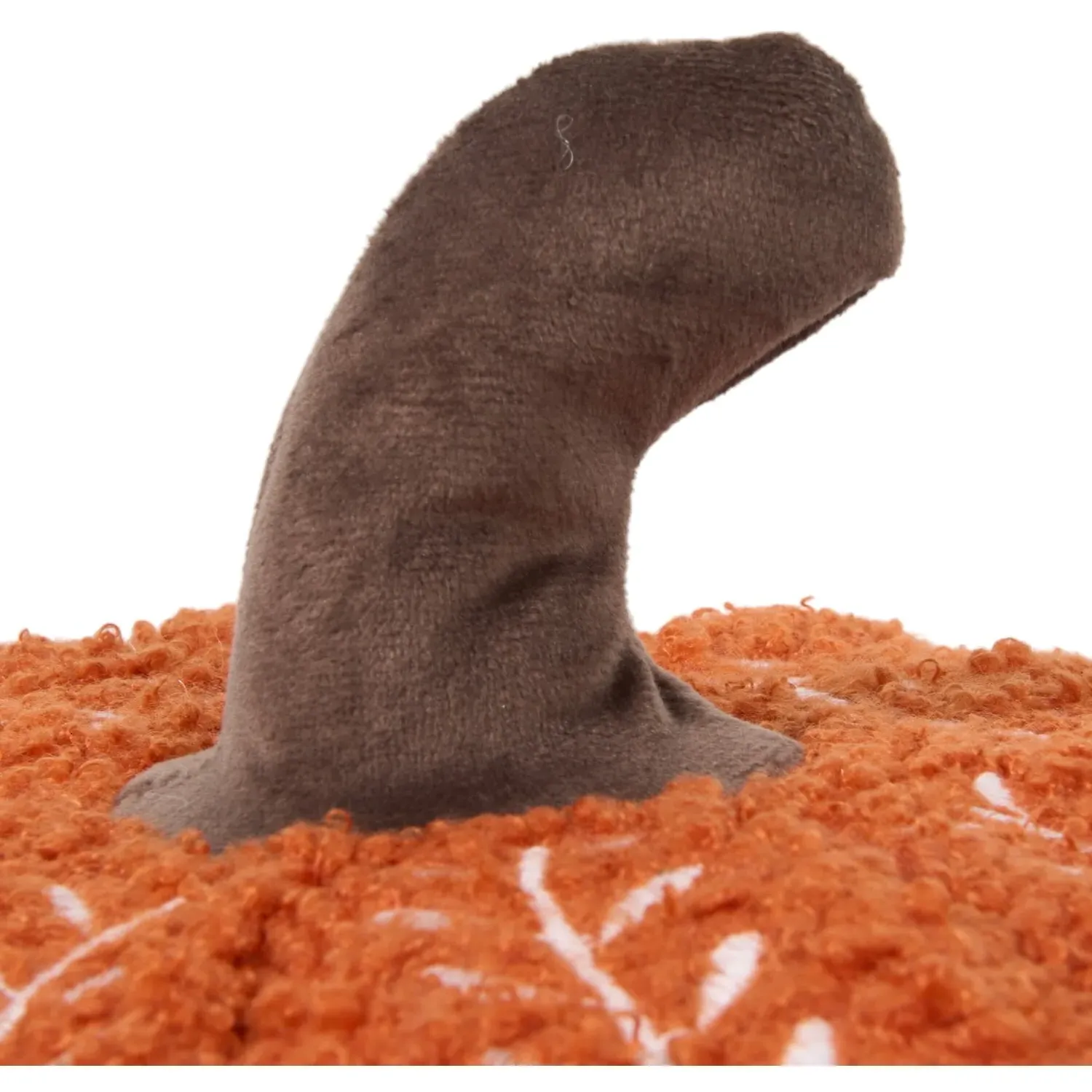 Pumpkin Embroidered Cushion - Orange