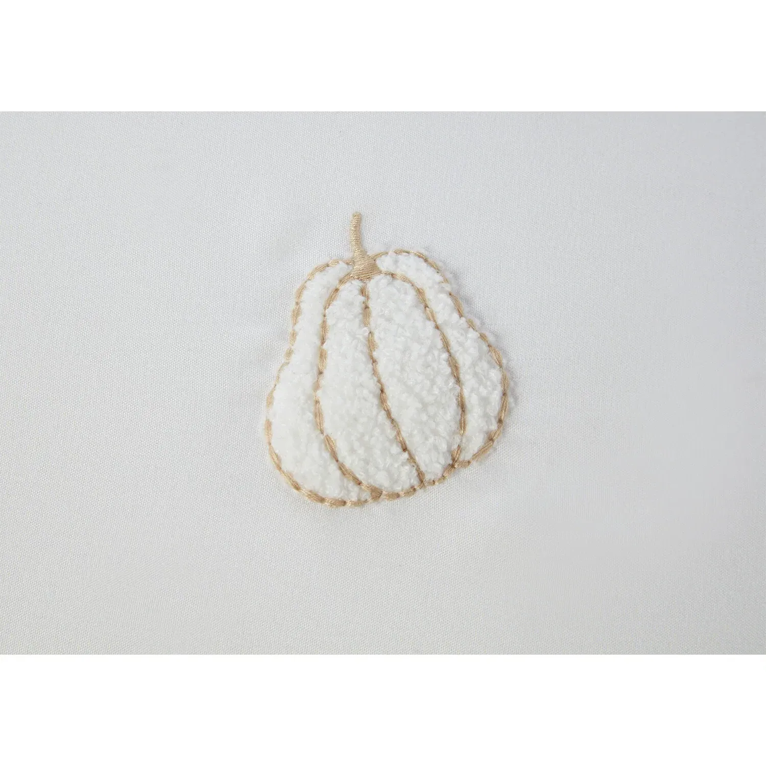 Pumpkin King Size Duvet Cover and Pillowcase Set - White