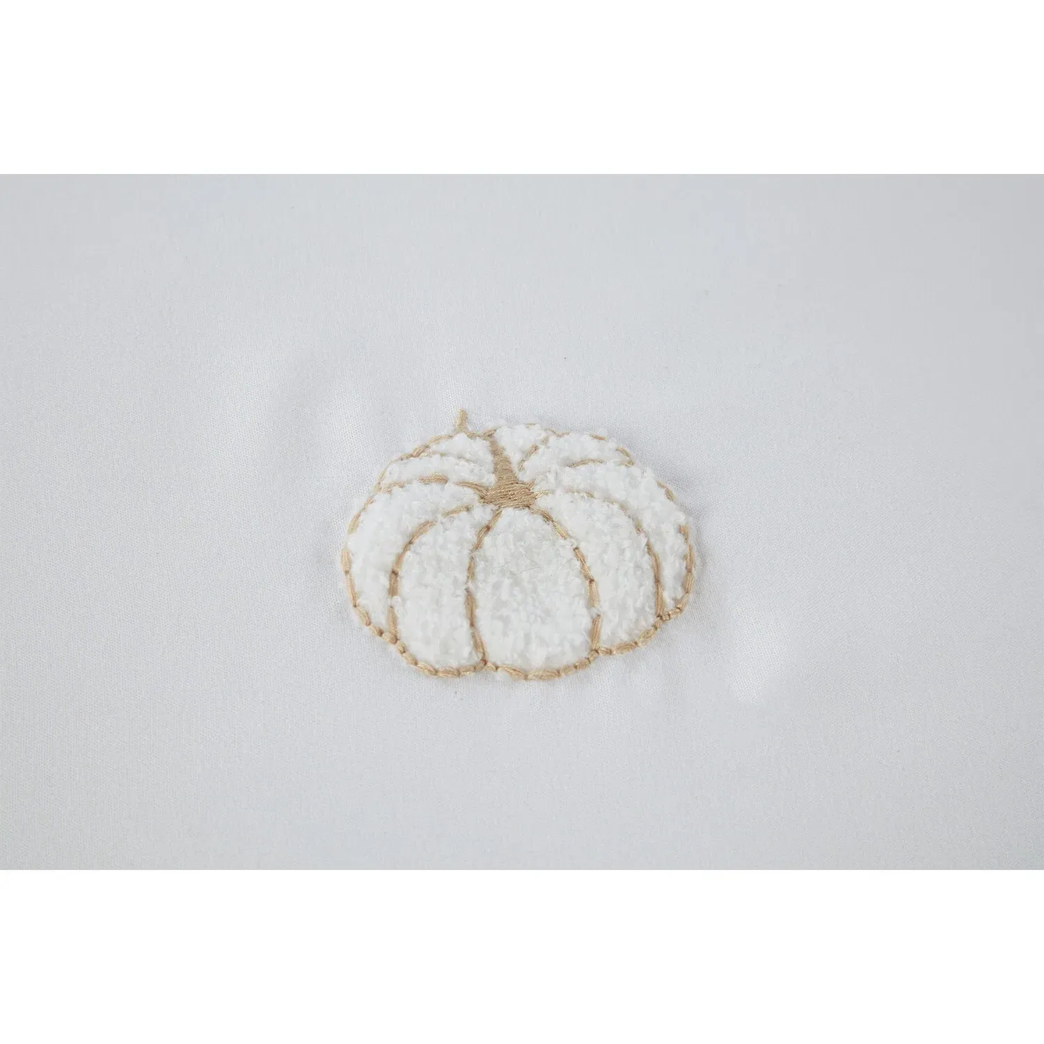 Pumpkin King Size Duvet Cover and Pillowcase Set - White