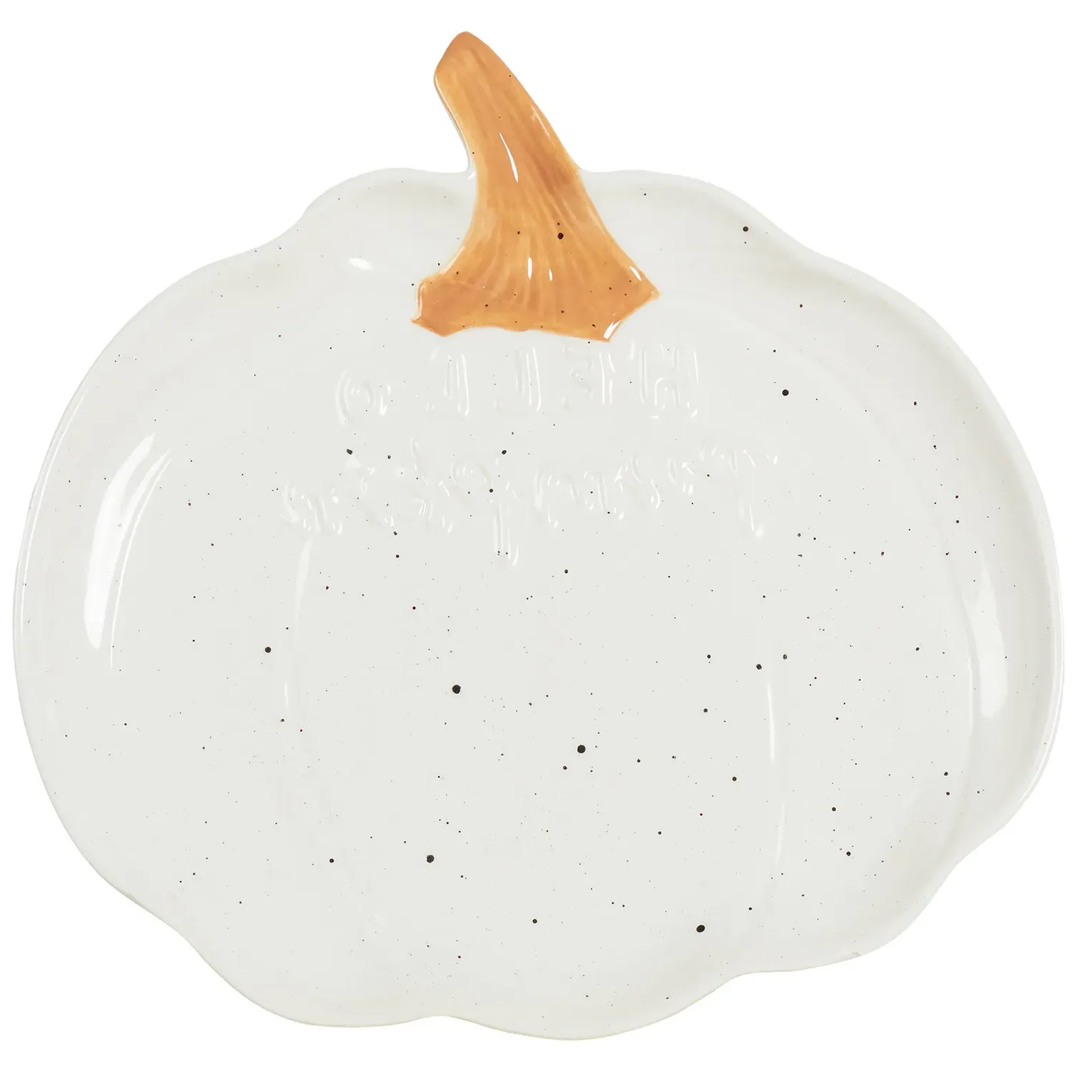 Pumpkin Plate - White image