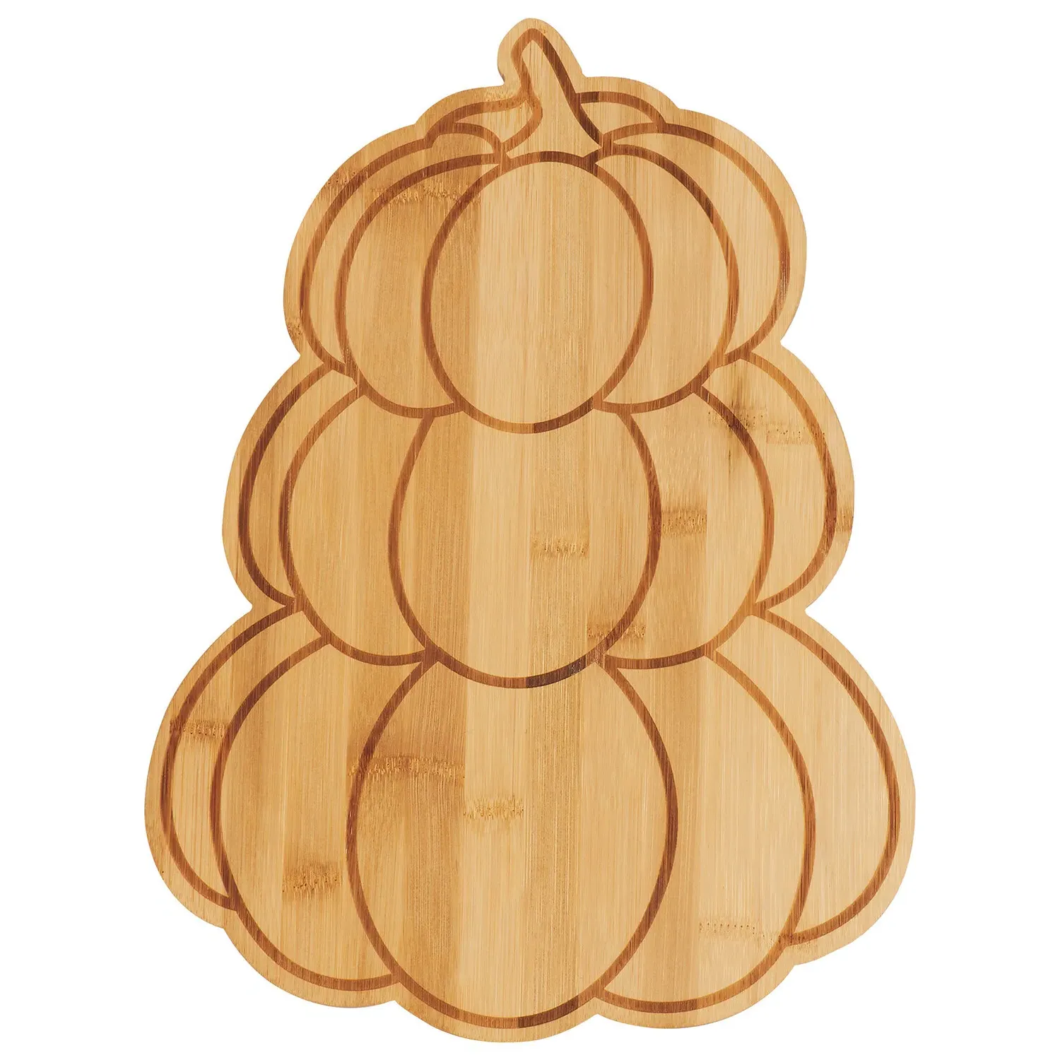 Pumpkin Serving Board - Natural, Bamboo
