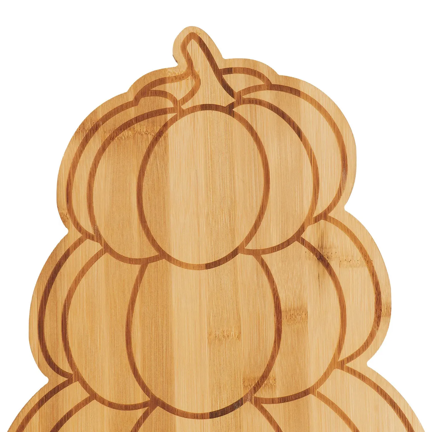 Pumpkin Serving Board - Natural, Bamboo
