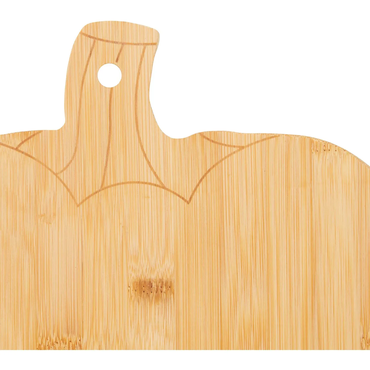 Pumpkin Serving Platter - Natural, Bamboo