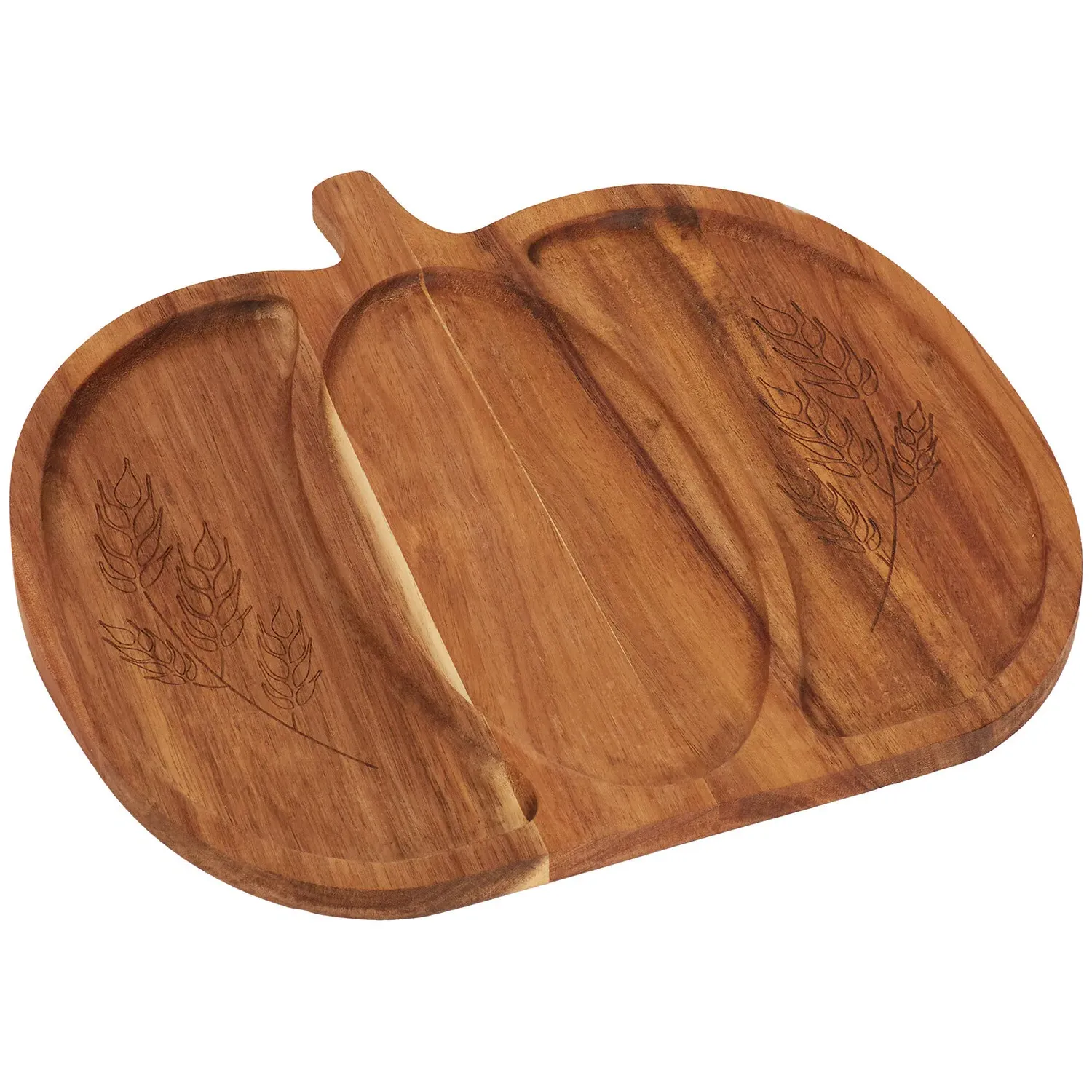 Pumpkin Serving Tray - Brown