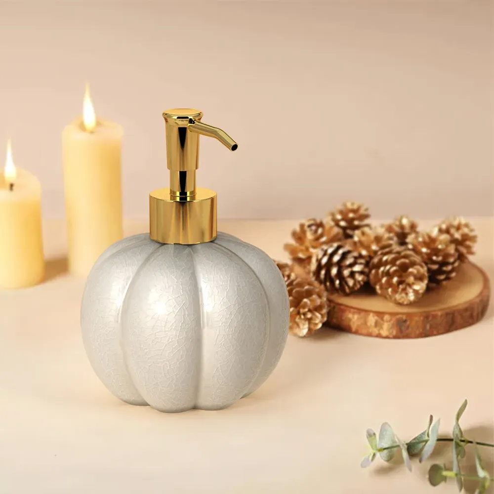 Pumpkin Soap Dispenser - Cream