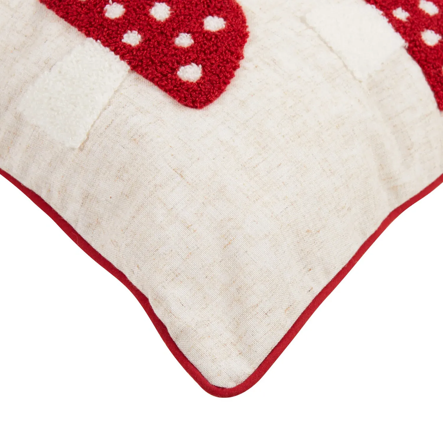 Toadstool Cushion - White