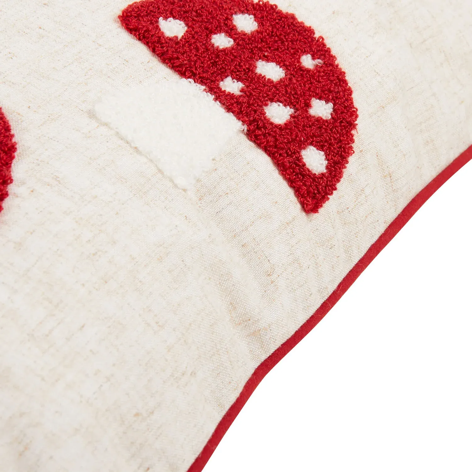 Toadstool Cushion - White