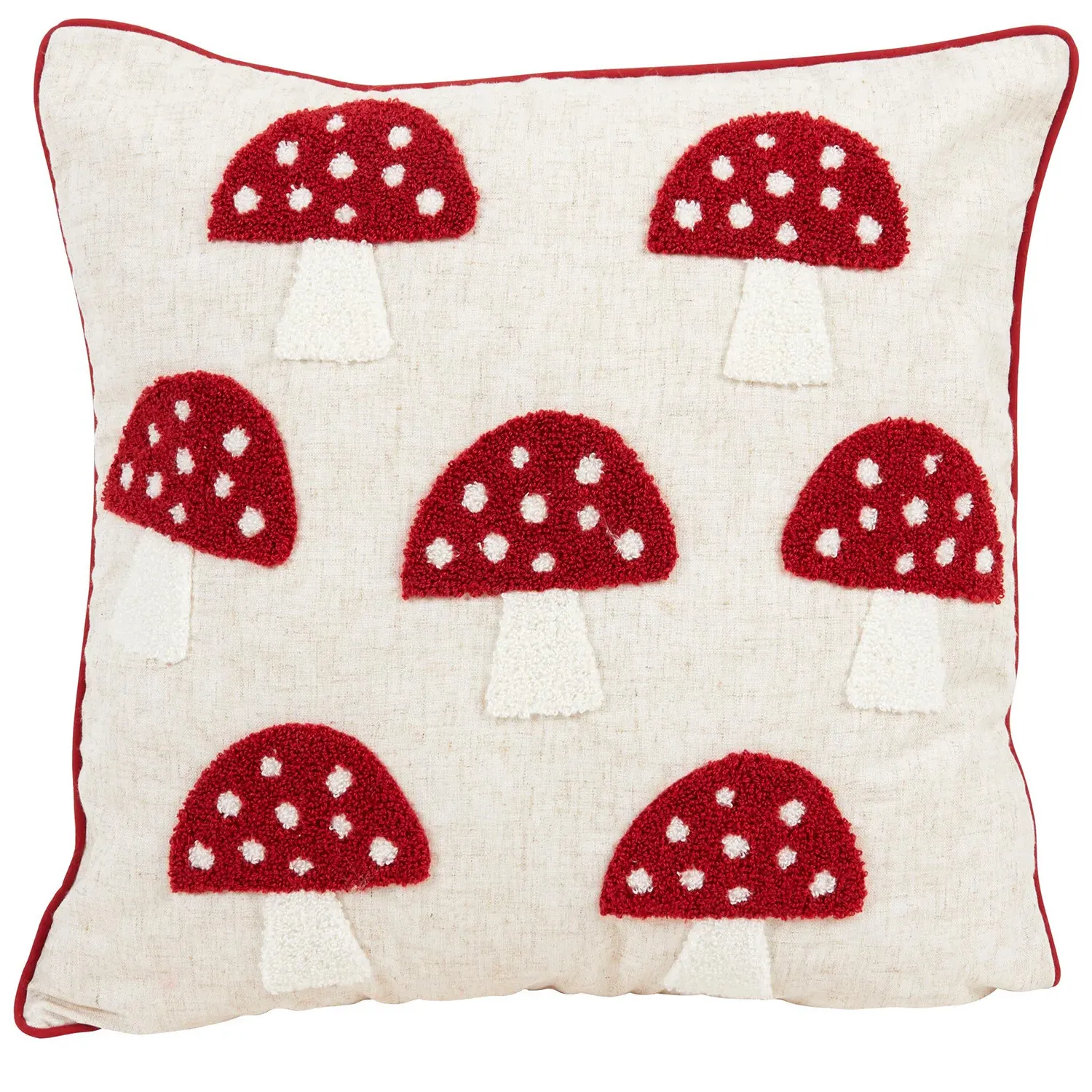 Toadstool Cushion - White image