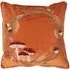Toadstool Wreath Cushion - Orange