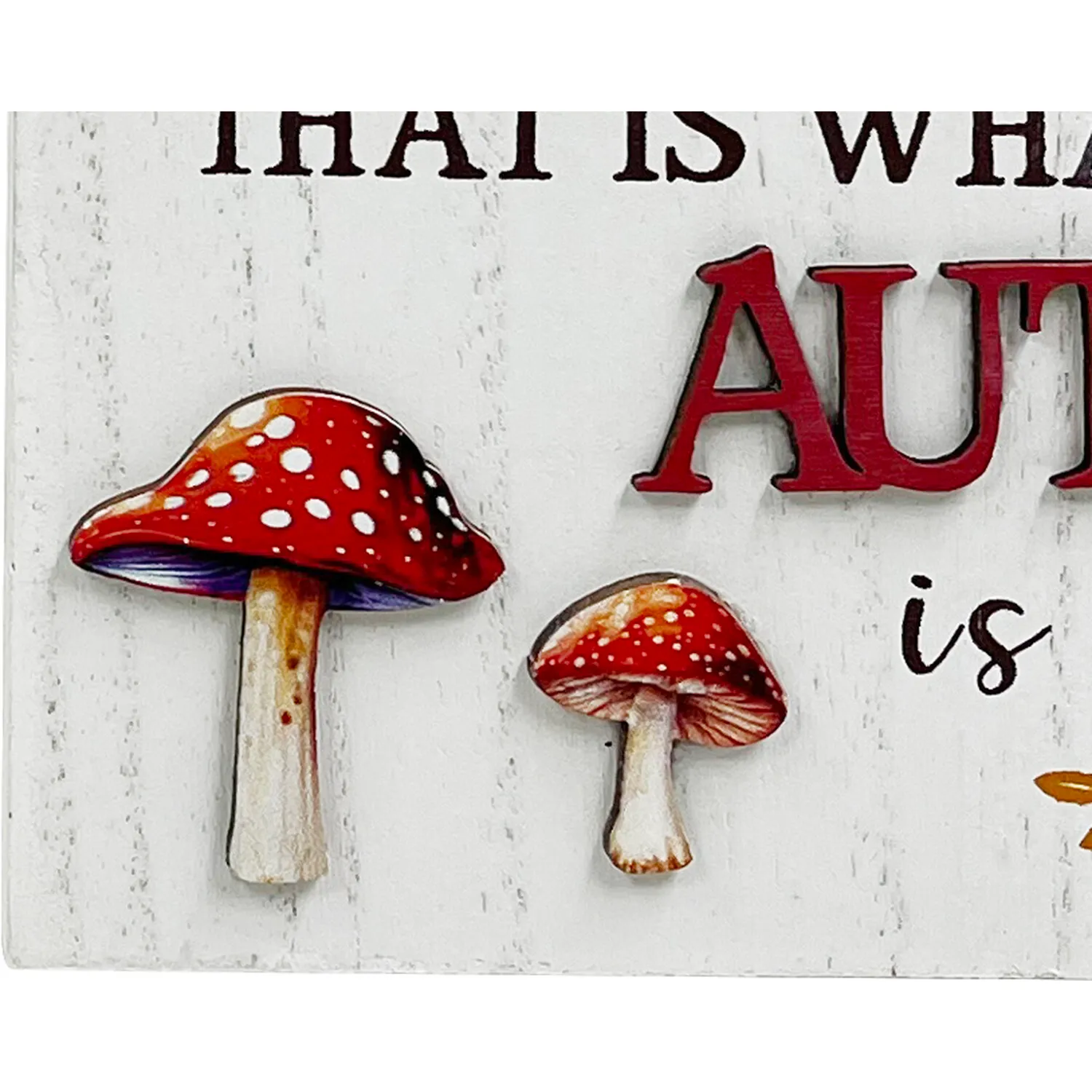 What Is Autumn Sentiment Sign - White