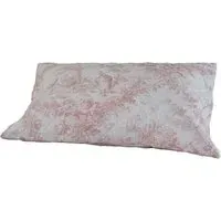 2 Piece Toile Cotton Pillow Sham Set - Pink