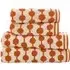 Bobbles Hand Towel 2 Pack - Orange, Cotton
