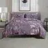 Botanical Flower Double Duvet Set - Lilac, Cotton