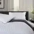 Brackley King Size Jacquard Stripe Duvet Set - Multi