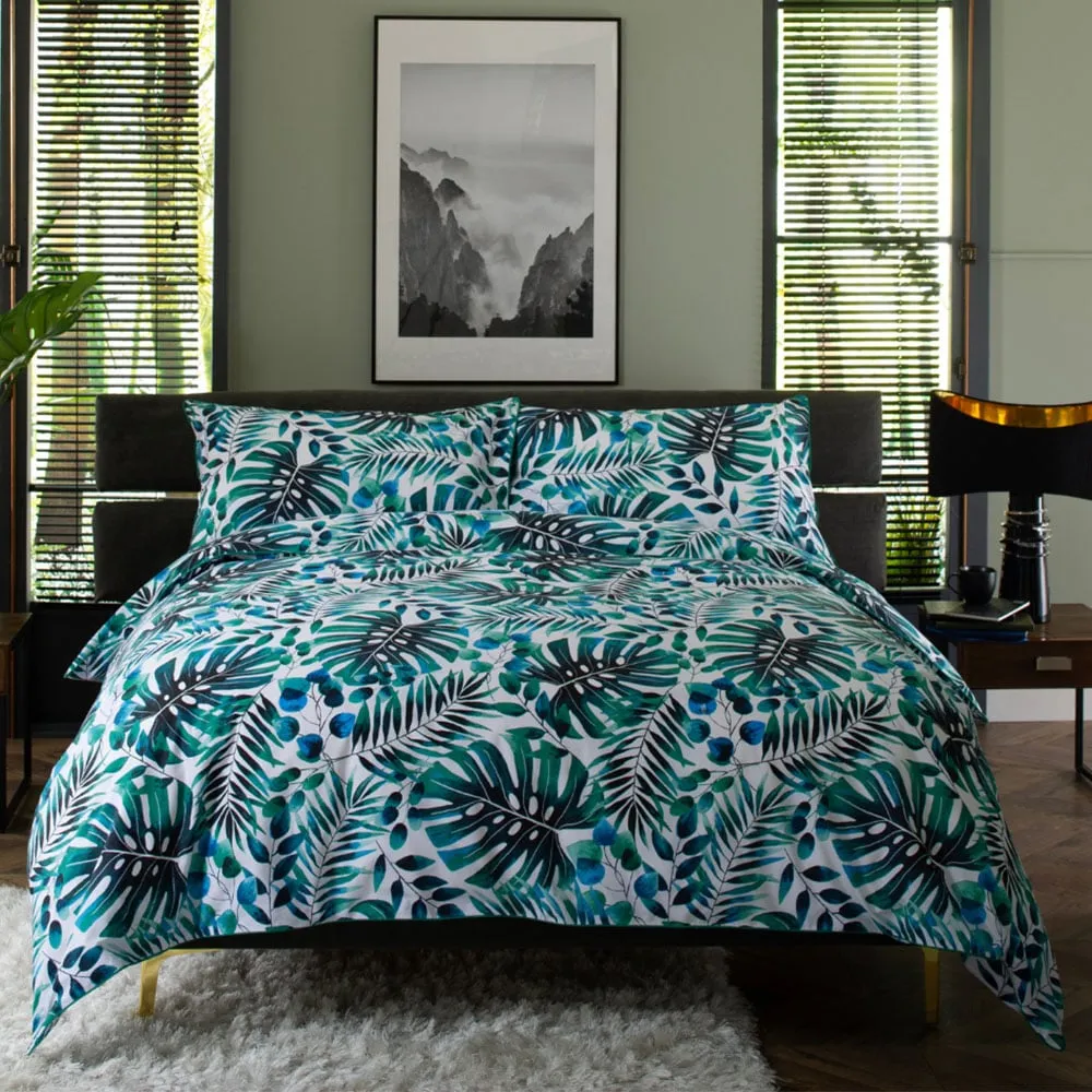 Brazil King Size Duvet Set - Green, Cotton