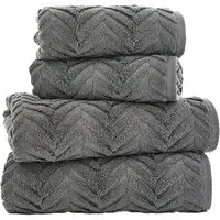 Catalonia Bath Sheet - Grey, Cotton