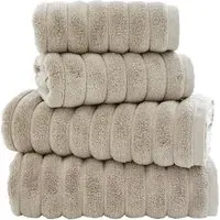 Catalonia Bath Sheet - Mushroom, Cotton