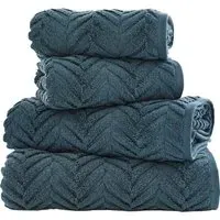 Catalonia Bath Towel - Blue, Cotton