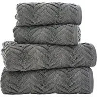 Catalonia Bath Towel - Grey, Cotton