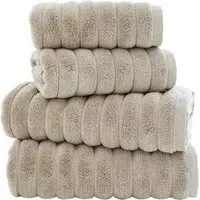 Catalonia Bath Towel - Mushroom, Cotton