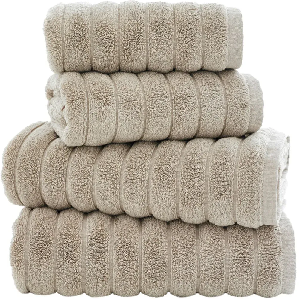 Catalonia Bath Towel - Mushroom, Cotton