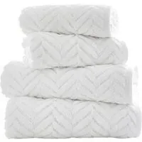 Catalonia Hand Towel 2 Pack - White, Cotton