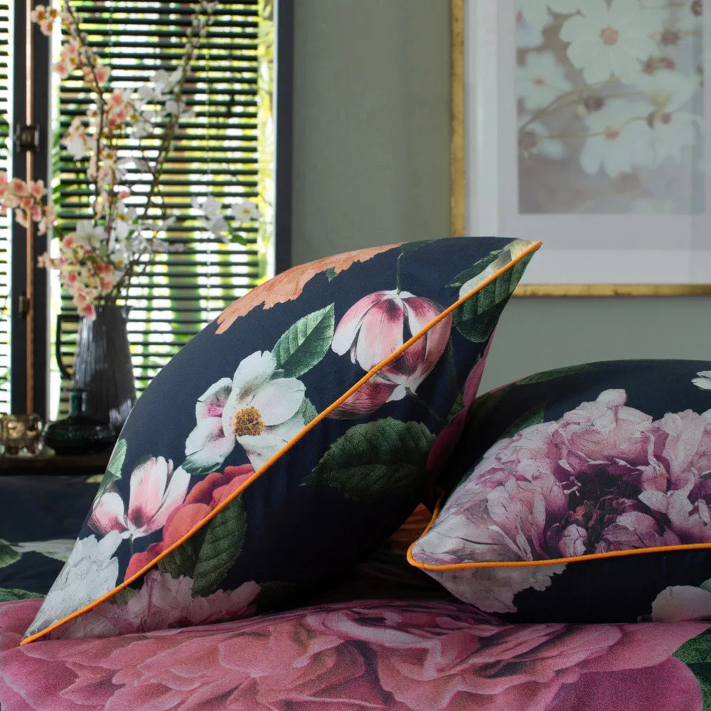 Chelsea Show Double Floral Duvet Set - Blue, Cotton