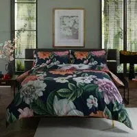 Chelsea Show Single Floral Duvet Set - Blue, Cotton