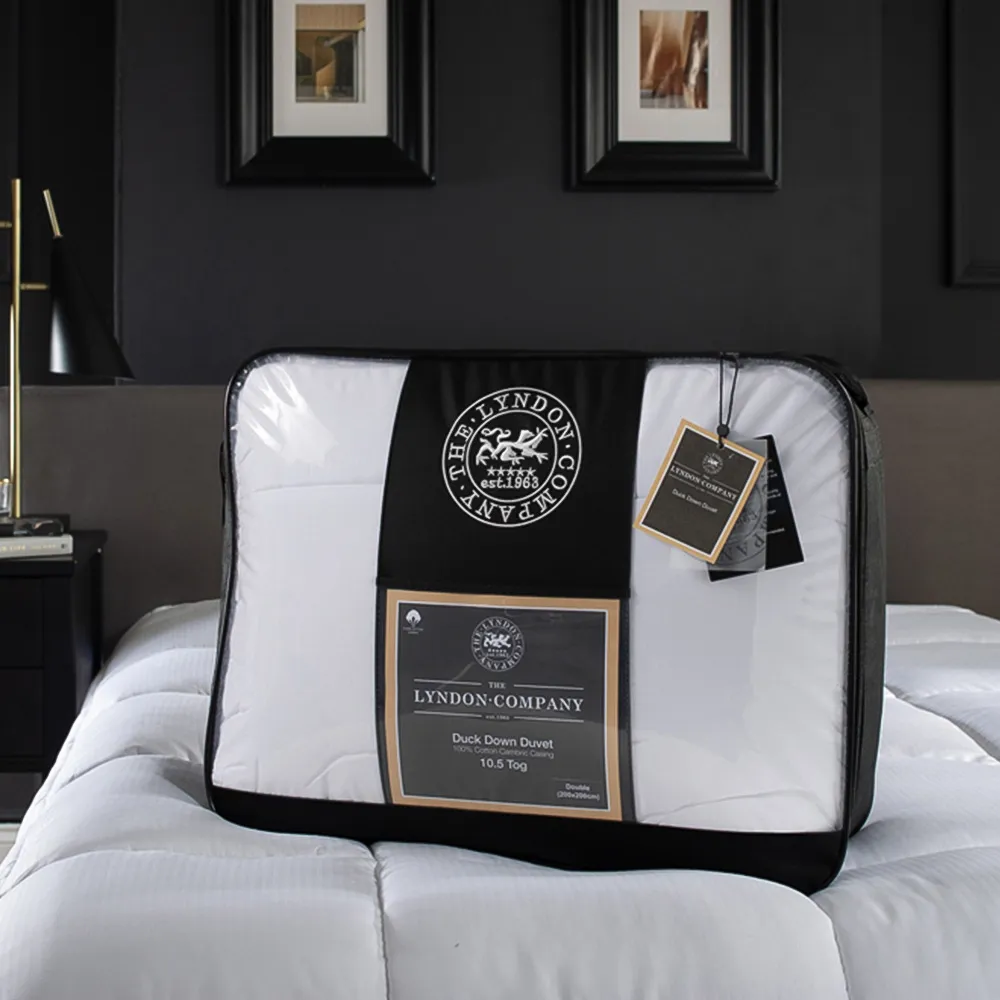 Double Duck Down Duvet 10.5 Tog - White