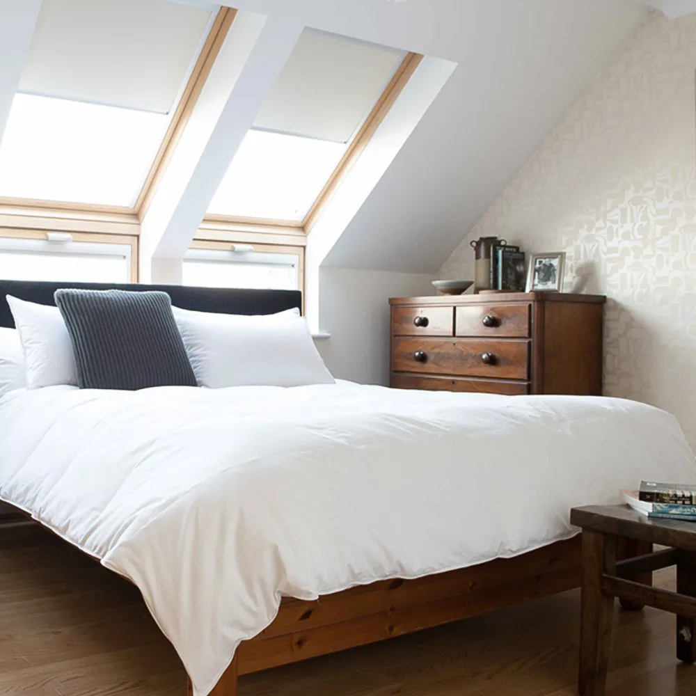 Double Duck Down Duvet 10.5 Tog - White