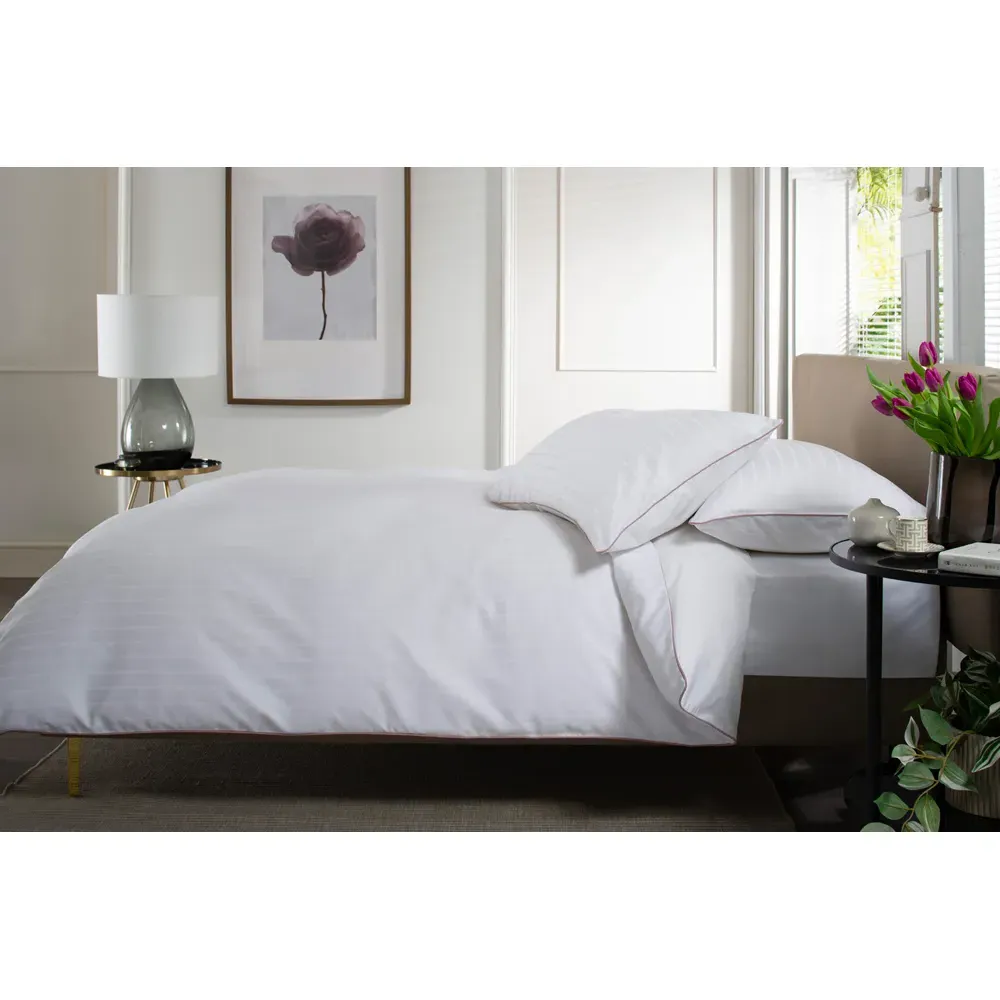 Durrants Lane Double Duvet Set - White, Cotton
