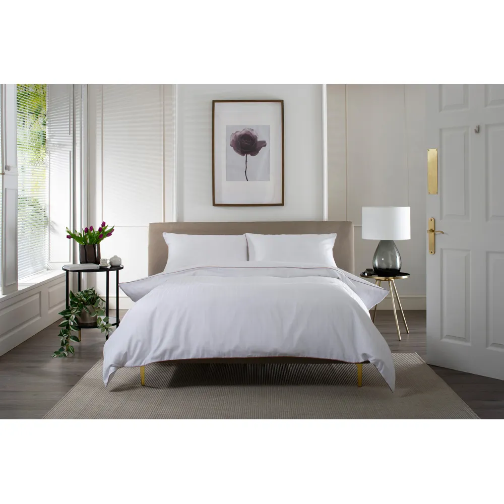 Durrants Lane Double Duvet Set - White, Cotton