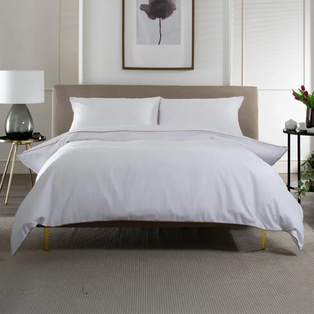 Durrants Lane Double Duvet Set - White, Cotton image